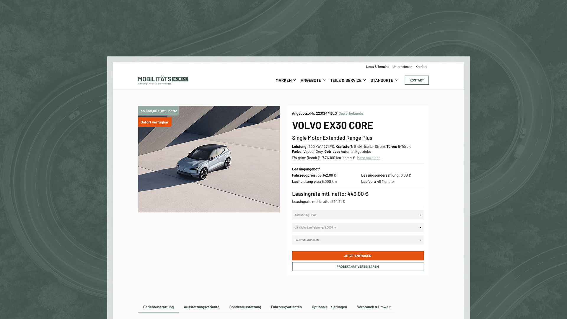 Case Study Mobilitätsgruppe Amelung Corporate Design und Website NEULAND. GmbH